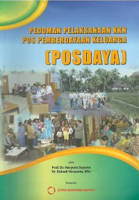 Image of Pedoman pelaksanaan KKN pos pemberdayaan keluarga (posdaya)