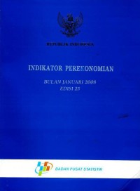 Image of Indikator perekonomian bulan januari 2008 edisi 25