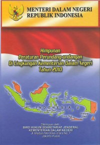 Image of Himpunan peraturan perundang-undangan di lingkungan Kementerian Dalam Negeri tahun 2010