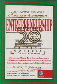 Image of Entrepreneurship : dalam perspektif kondisi bangsa Indonesia