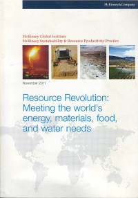 Image of Resource revolution : meeting the world's energy, materials, food, and water needs