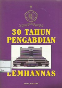 Image of 30 tahun pengabdian Lemhannas