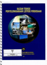 Image of Kajian teknis penyelenggaraan listrik perdesaan