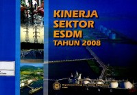 Image of Kinerja sektor ESDM tahun 2008