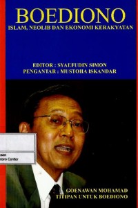 Image of Boediono : Islam, neolib dan ekonomi kerakyatan
