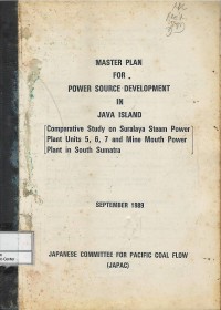 Image of Master plan for power source development in Java Island