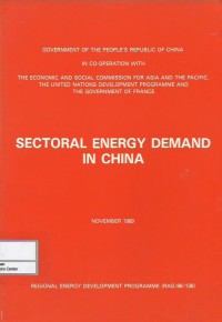 Image of Sectoral energy demand in China
