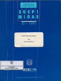 Image of Model Perencanaan Energi : International Energy Seminar Suspi Migas XI-1991