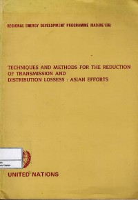 Image of Techniques and methods for the reduction of transmission and distribution losses : Asian efforts