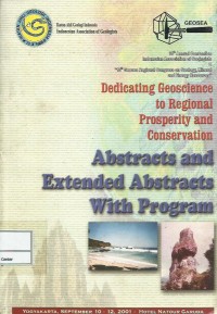 Image of Dedicating geoscience to regional prosperity and conservation : abstracts and extended abstracts with program