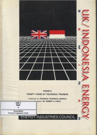 Image of UK/Indonesia Energy Seminar (Paper 6) : Twenty Years of Technical Training