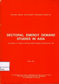Image of Sectoral energy demand studies in Asia
