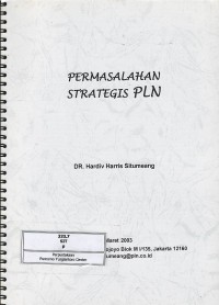 Image of Permasalahan strategis PLN