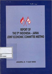 Image of Report of The 17th Indonesia-Japan Joint Economic Committee Meeting
