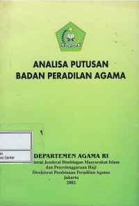 Image of Analisa putusan Badan Peradilan Agama