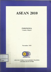 Image of ASEAN 2010 : Indonesia country report