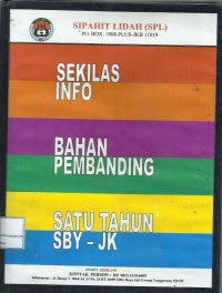 Image of Sekilas info : bahan pembanding : satu tahun SBY-JK