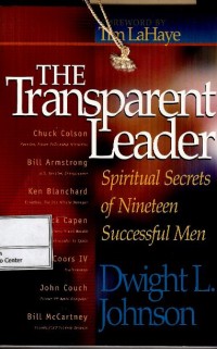 Image of The transparent leader : spiritual secrets of nineteen successful men