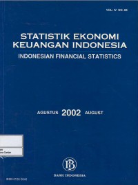 Image of Statistik ekonomi keuangan Indonesia = Indonesian financial statistics vol. IV no. 08