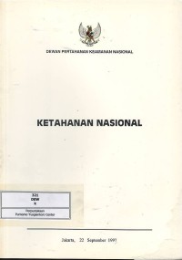 Image of Ketahanan nasional