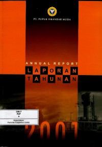 Image of Annual report = laporan tahunan 2001