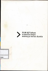 Image of PLN 60 tahun : transformasi menuju kelas dunia