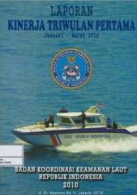 Image of Laporan kinerja triwulan pertama Januari-Maret 2010