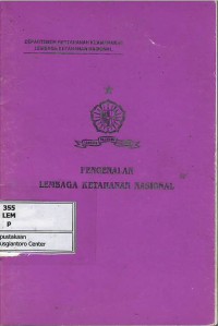 Image of Pengenalan Lembaga Ketahanan Nasional
