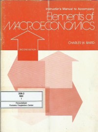 Image of Instructor's manual to accompany elements of macroeconomics : second edition