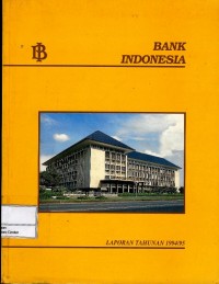 Image of Bank Indonesia : laporan tahunan 1994/1995