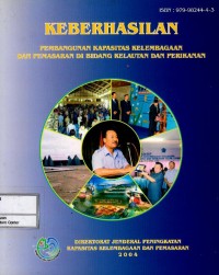 Image of Keberhasilan pembangunan kapasitas kelembagaan dan pemasaran di bidang kelautan dan perikanan