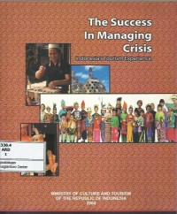 Image of The success in managing crisis : Indonesia tourism experience