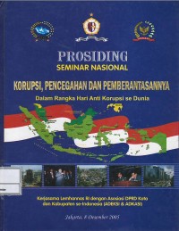 Image of Prosiding Seminar Nasional : Korupsi, Pencegahan dan Pemberantasannya
