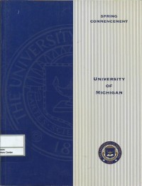 Image of Spring commencement University of Michigan