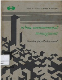 Image of Urban environmental management planning for pollution control