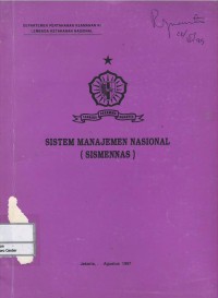 Image of Sistem manajemen nasional (sismennas)