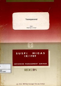 Image of Transparansi suspi migas IX/1989 advanced management seminar 10-22 July 1989