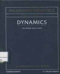 Image of Engineering mechanics : volume 2 : dynamics : second edition