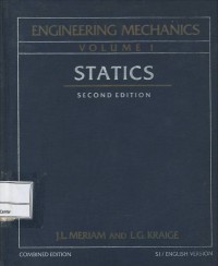Image of Engineering mechanics : volume 1 : statics : second edition