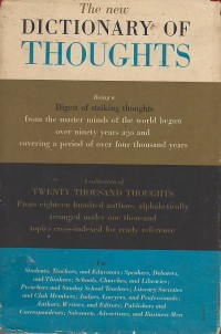 Image of The new dictionary of thoughts