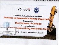 Image of Canadian Mining Mission to Indonesia : Seminar on Indonesia's Mining Opportunities