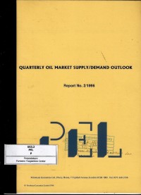 Image of Quarterly oil market supply/demand outlook (report no. 2/1996)