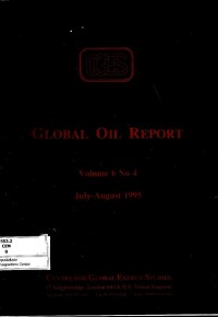 Image of Global oil report vol. 6 no. 4 Jul-Aug 1995