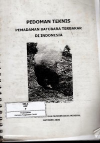 Image of Pedoman teknis pemadaman batubara terbakar di Indonesia