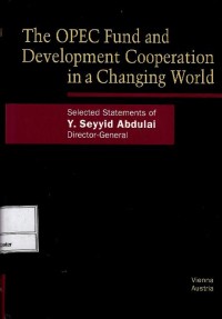 Image of The OPEC fund and development cooperation in a changing world