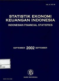 Image of Statistik ekonomi keuangan Indonesia (September 2002)
