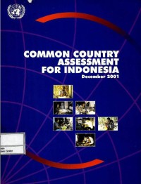 Image of Common country assessment for Indonesia : December 2001