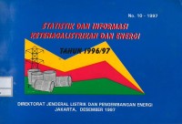 Image of Statistik dan informasi ketenagalistrikan dan energi tahun 1996-1997