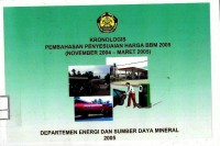 Image of Kronologis pembahasan penyesuaian harga BBM 2005 (Nov 2004-Mar 2005)
