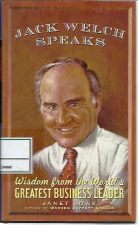 Image of Jack Welch speaks : wisdom from the world's greatest business leader